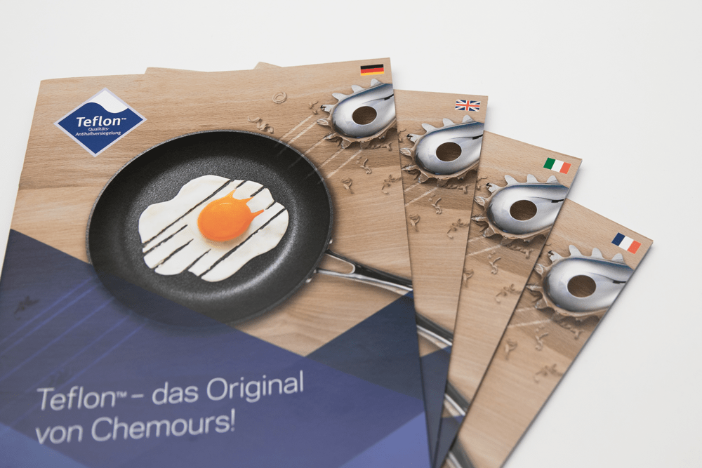 Teflon Printkommunikation in mehreren Sprachen
