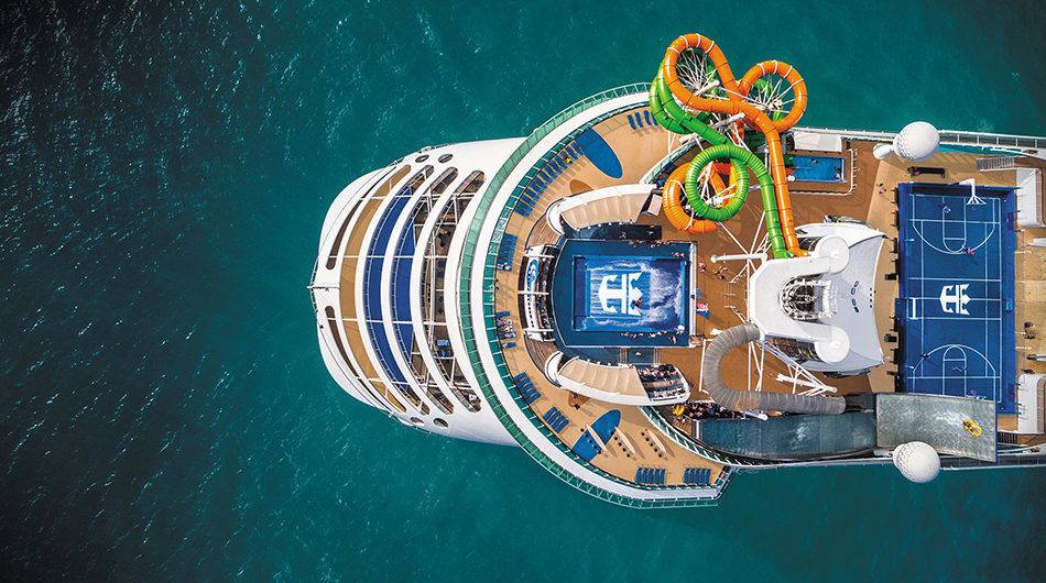 Markenkommunikation mit Kampagnenbild für RCL Cruises